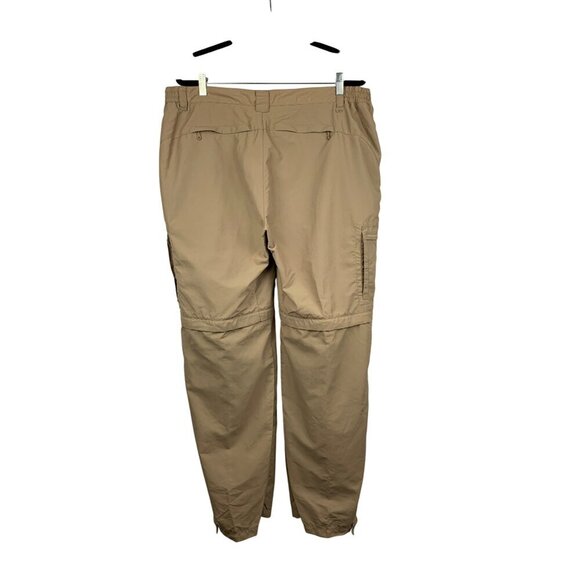 REI Womens Nylon Convertible Hiking Pants Size 10 UPF 50+ Lightweight Beige - Picture 2 of 4